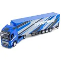 Bburago 1:43 Street Fire Haulers With Trailer - Volvo Fh16 Globetrotter 750 Xxltoyotires