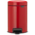 Brabantia Pedalspand Brabantia Newlcon 3 ltr. stål hvid