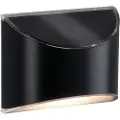 Paulmann 942.33, Utendørs veggbelysning, Sort, Plast, IP44, Fasade, III