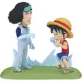 Banpresto One Piece Verdenssamlerobjekt Logghistorier Monkey.d.luffy Vs Kuzan-figur 9 Cm