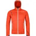 Ortovox Light Hoody Fleecejakke oransj
