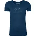 Ortovox 150 Cool Vintage Badge Teknisk t-skjorte blå