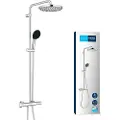 GROHE Vitalio Start System 250 Dusjsystem med termostat for veggmontering - Krom