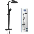 GROHE Vitalio Start 250 brusesystem i Matte Black med Ø250 mm hovedbruser samt Ø110 mm håndbruser