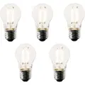 LUEDD Sett med 5 smarte E27 LED-pærer P45 4,5W 470 lm 1800-4000K
