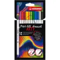 Stabilo Pen 68 Brush Arty Tusjpenn 12 Enheter