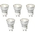 LUEDD Sett med 5 dimbare GU10 LED-pærer 35 mm 4W 230 lm 4000K