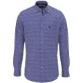 Fynch&Hatton Blue Story Prints Skjorte Med Lange Ermer