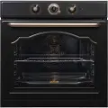 Gorenje Classic BOS67371CLB - Ovn - innebygd - fordypning - bredde: 56 cm - dybde: 55 cm - høyde: 59 cm - med selvrens - Klasse A - matt svart