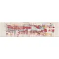 Home Decor Polyester Flerfarget Teppe Med Antikkfinish 60x240x0.7 Cm