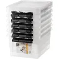 Orthex SmartStore Classic 31 oppbevaringsboks med lokk, pakke med 6 stk