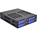 Fantec MR-SA1041 - Harddiskarray - 4 brønner (SATA-600 / SAS) - HDD 0 - SATA 3Gb/s, SAS (ekstern)