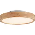 QAZQA Skandinavisk taklampe tre 40 cm inkl. LED dimbar - Pecker