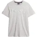 Superdry Tonal Embroidered Logo Kortarmet T-skjorte