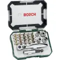 Bosch - Skralleskrutrekker med bitsett - 26 deler - inn boks
