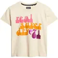 Superdry 70´s Retro Font Graphic Kortarmet T-skjorte