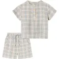 Fliink Cha Cha Shorts Sett Beige/Blå