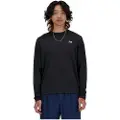 New Balance for man. MT41256 Athletics Long Sleeve T-Shirt black (S), Casual, Sport, Recycled Polister, Sustainable