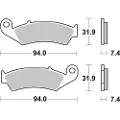 Brembo 07ho2506 Organiske Bremseklosser