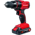 Einhell TC-CD 18-2 Li, Boremaskin med pistolgrep, Nøkkelløs, 1 cm, 1250 RPM, 1 cm, 350 RPM