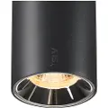 SLV NUMINOS S 48V TRACK, Spotlight på skinne, 1 ampuller, LED, 16 W, 1050 lm, Sort, Kromfarget