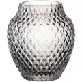 Leonardo Poesia, Urne-formet Vase, Glass, Grå, Bord, Innendørs, 100 mm