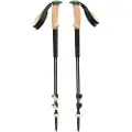 Black Diamond Trekkingstaver Trail Cork (grønn/beige, 1 par, 100-140 cm)