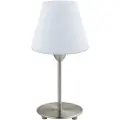 Eglo Damasco 1, Nickel, Hvit, Glass, Stål, Soverom, Stue, IP20, II, ENEC