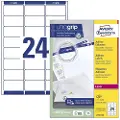 Avery - Hvit - 63.5 x 33.9 mm 2400 etikett(er) (100 ark x 24) adresselapper