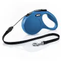 Flexi New Classic snor M, 5M, 20KG, blå