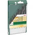 Bosch 8-delers trespiralbor-sett 3,0, 4,0, 5,0, 6,0, 7,0, 8,0, 9,0, 10,0 mm