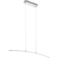 Eglo Lasana - Taklampe - LED - 14 W (ekvivalent 94 W) - varmt hvitt lys - 3000 K - hvit, krom