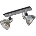 Eglo 49649, Overflateegnet, E27, 2 ampuller, LED, 220-240 V, Sort, Brun