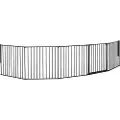 BabyDan Flex XXL sikkerhetsgrind, svart, 278-350 cm