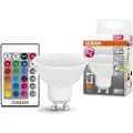 Osram LED STAR+ - LED-lyspære - mattslipt finish - GU10 - 4.2 W (ekvivalent 25 W) - klasse G - RGBW / varmt hvitt lys - 2700 K