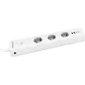 Ledvance SMART+ - Smart strømstripe - AC 230 V - 3680 watt - Wi-Fi - inngang: type F - utgangskontakter: 3 (2 x USB, 2 x USB-C, 3 x strømtype F) - 1.5 m kabel - Den europeiske union - hvit