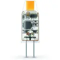 Signify - Halogen lyspære / LED lyspære - form: kapsel - mattslipt finish - G4 - 1 W (ekvivalent 10 W) - klasse F - varmt hvitt lys - 2700 K - blank (en pakke 2)