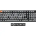 Keychron K17 MAX Wireless Tri-Mode Hot Swap QMK/VIA Gateron Low Profile Brown - Gamingtastatur - Nordisk - Svart