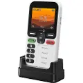 Doro Leva X10 - 4G funksjonstelefon - RAM 64 MB / Internminne 128 MB - microSD slot - 320 x 240 piksler (60 Hz) - svart-hvit
