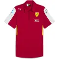 Puma Scuderia Ferrari LMH Replica Polo Men, Clothing, Dark Cherry, XL