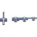 Bralo 1080004810 Blindnitter (Ø x L) 4.8 mm x 10.5 mm Stål Aluminium 250 stk