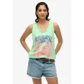 Superdry Psych Surf Graphic Racer Ermeløs T-skjorte