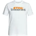 Stihl T-shirt, vit, strl. S