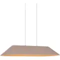 QAZQA Moderne pendellampe beige inkl. LED 3-trinns dimbar - Dani