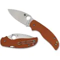 Spyderco Sage 5 Burnt Orange G-10 CPM REX 121 foldekniv
