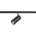SLV NUMINOS S, Spotlight på skinne, 1 ampuller, LED, 16 W, 3000 K, Sort, Kromfarget