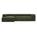 Kave Home Kave HomeBLOK sofa - divan venstreGrønn4-seters sofaerFra Homeroom
