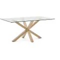 Kave Home Kave HomeSpisebord Argo 90 x 160 cmTransparentSpisebordFra Homeroom