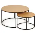 Kave Home Kave HomeSidebord Yoana, sett med 2BrunSmåbordFra Homeroom