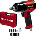 Einhell TC-PW 340, Trykkluftskralle, Sort, Rød, 7500 RPM, 340 Nm, 142 l/min, 6,3 stang